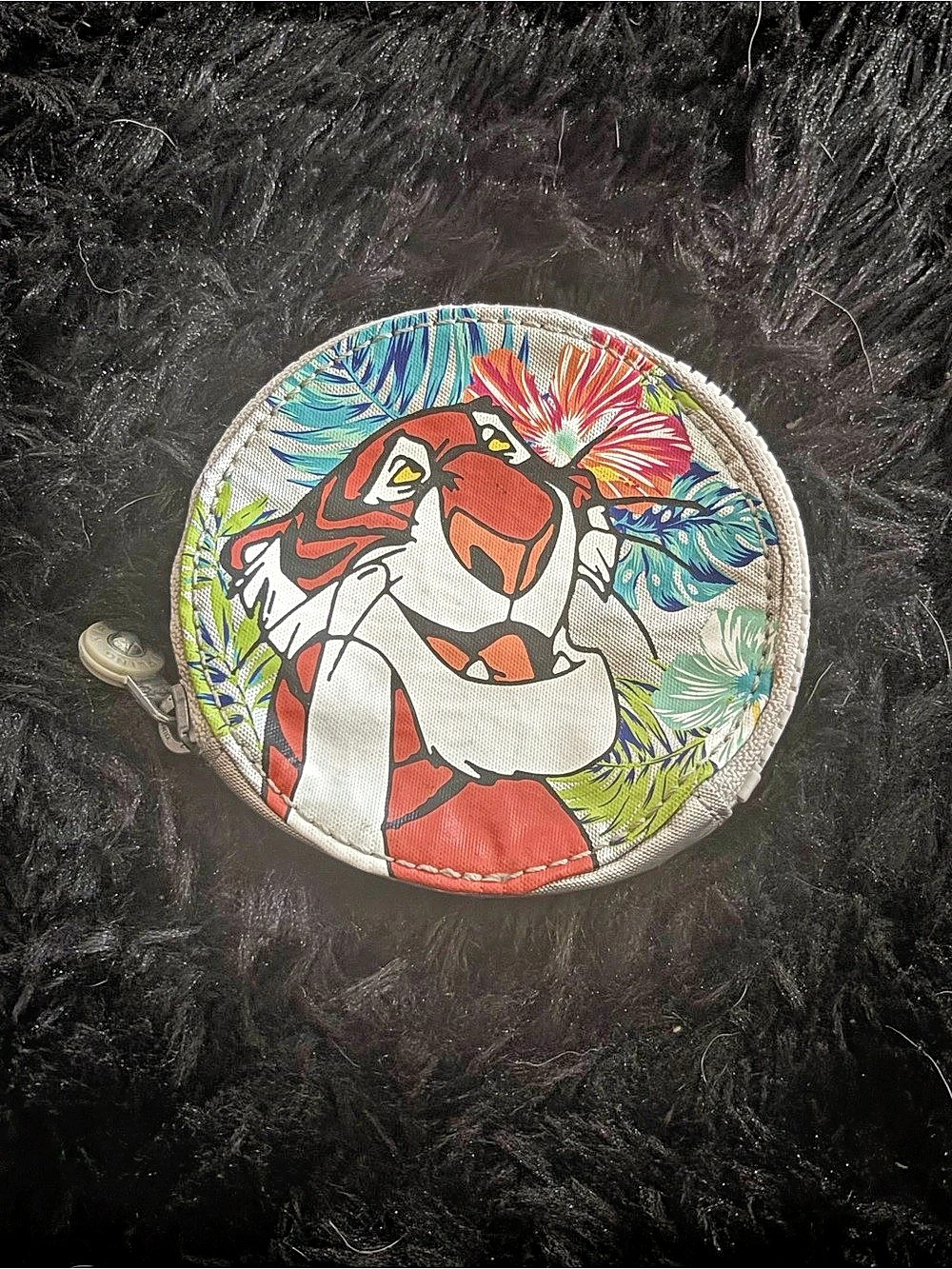 Kipling x Disney Jungle Book Shere Khan Round Coin Purse
